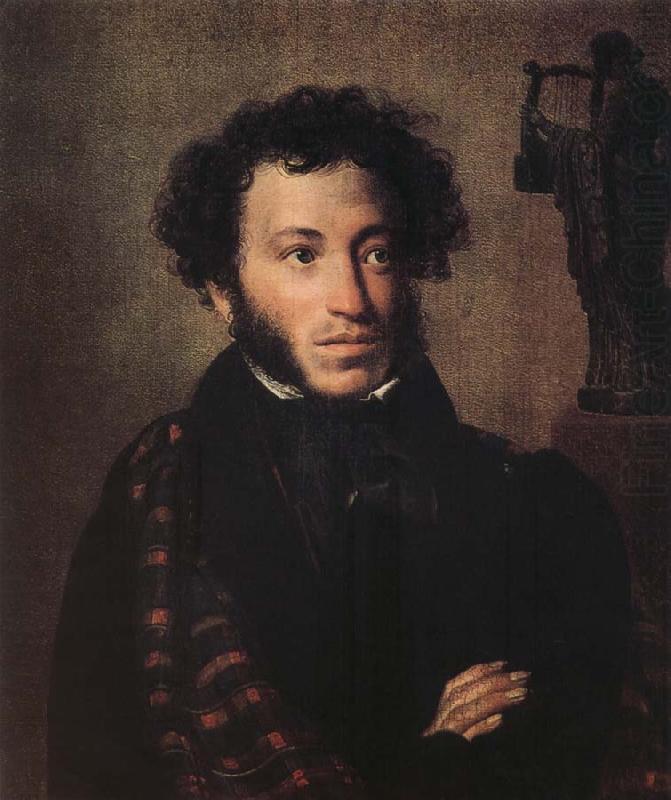 Orest Kiprensky Portrait of Alexander Pushkin
